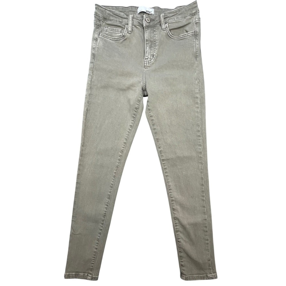Vervet Gray High Rise Skinny Stretch Denim Jeans Women Size 27